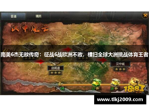 南美6杰无敌传奇:征战6战欧洲不败,横扫全球大洲挑战体育王者